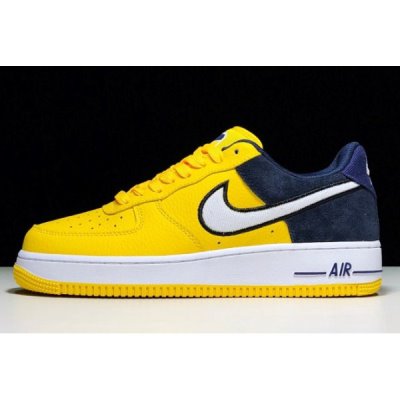 Nike Erkek Air Force 1 '07 Lv8 Sarı / Lacivert Kaykay Ayakkabı Türkiye - 1C5JK0ER